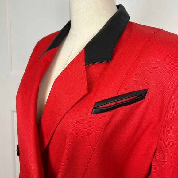 Vintage 90's Wool Suit Dress - Picture 5 of 8